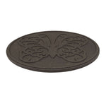 Recycled rubber Reversible Stepping Stone - Butterfly | Set of 1 | Brown