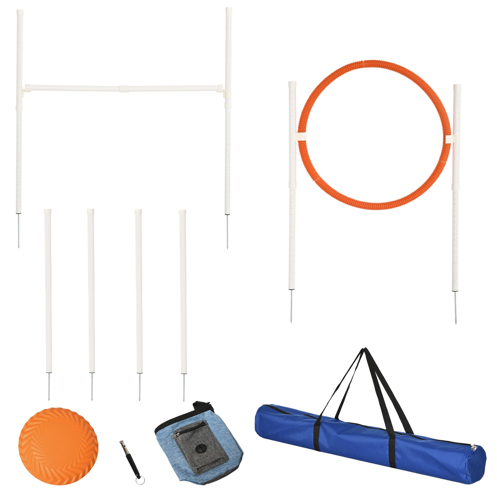 Dog Agility Equipment Obedience Training Set For Dogs - Multicoloured