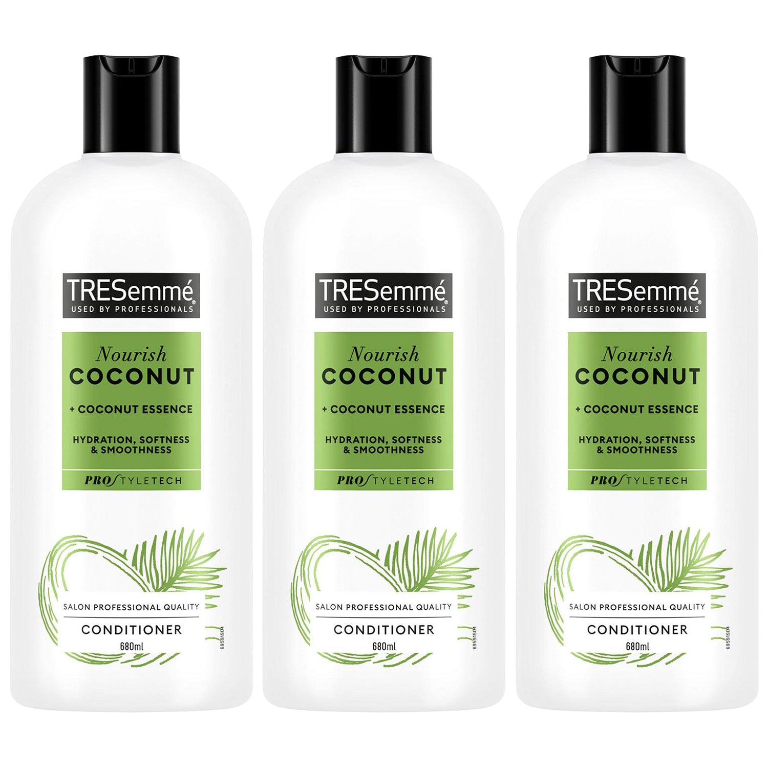 Conditioner Nourish Coconut For Hydration, Softness&smoothness, 3x680ml