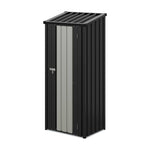 Metal Garden Storage Cabinet 2.62×1.8 Ft With Lockable Door & 2 Shelves