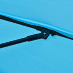 2.6m Parasol With Tilt And Crank | Blue