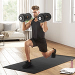 30kg Adjustable Dumbbells Weight Set | Black