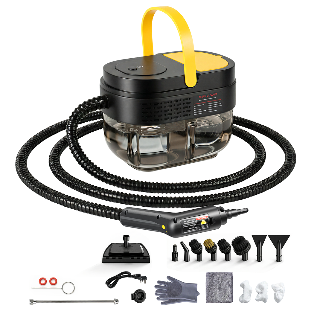 Steam Cleaner High Pressure Cleaning Machine Adjustable 1500w For Home | Black
