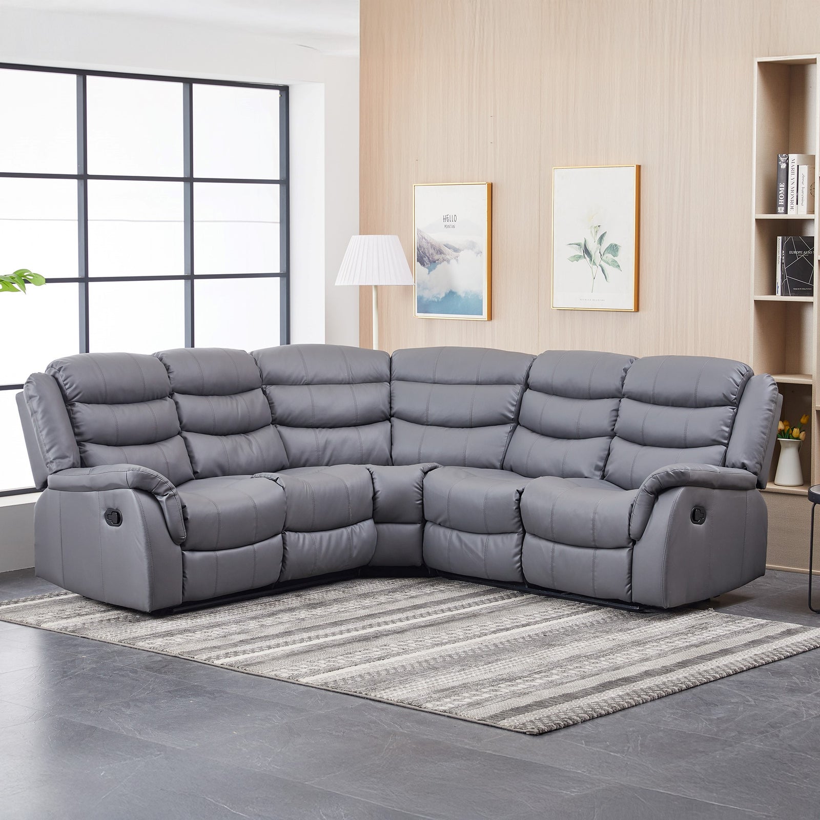 Astoria Reclining Corner Sofa | Corner | Grey