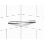 Chrome Stainless Steel Bathroom Shower Corner Foot Rest | Chromed Stainless Steel