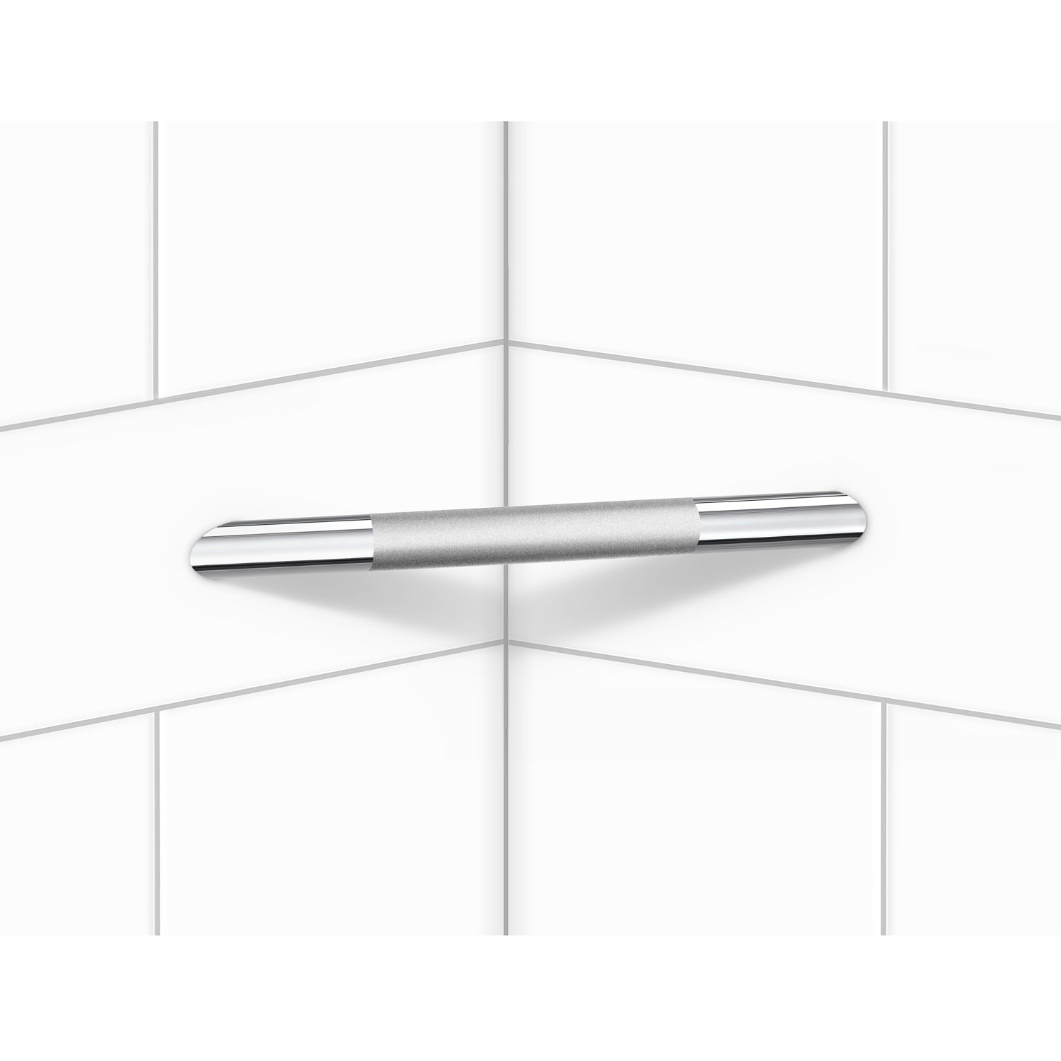 Chrome Stainless Steel Bathroom Shower Corner Foot Rest | Chromed Stainless Steel