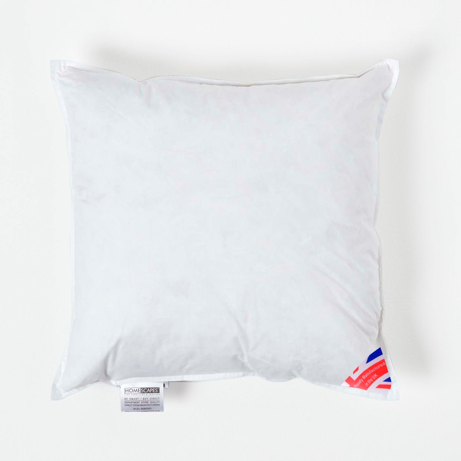 Duck Feather Cushion Pad | 40cm x 40cm | White