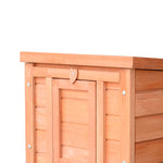 Wooden Rabbit Hutch Bunny Cage Guinea Pig House Pet Habitat Ferret | Brown