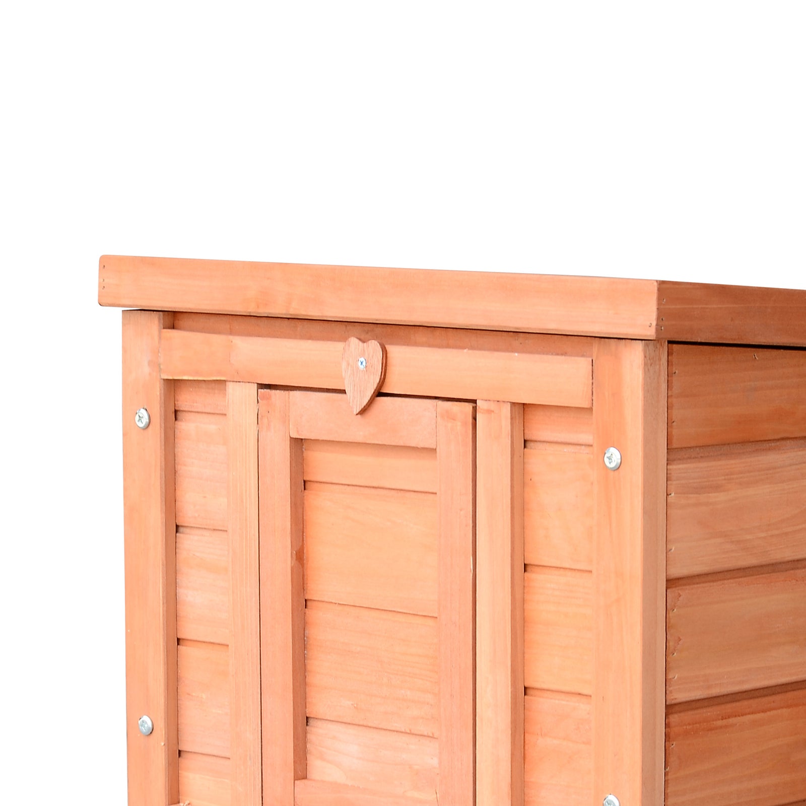Wooden Rabbit Hutch Bunny Cage Guinea Pig House Pet Habitat Ferret | Brown