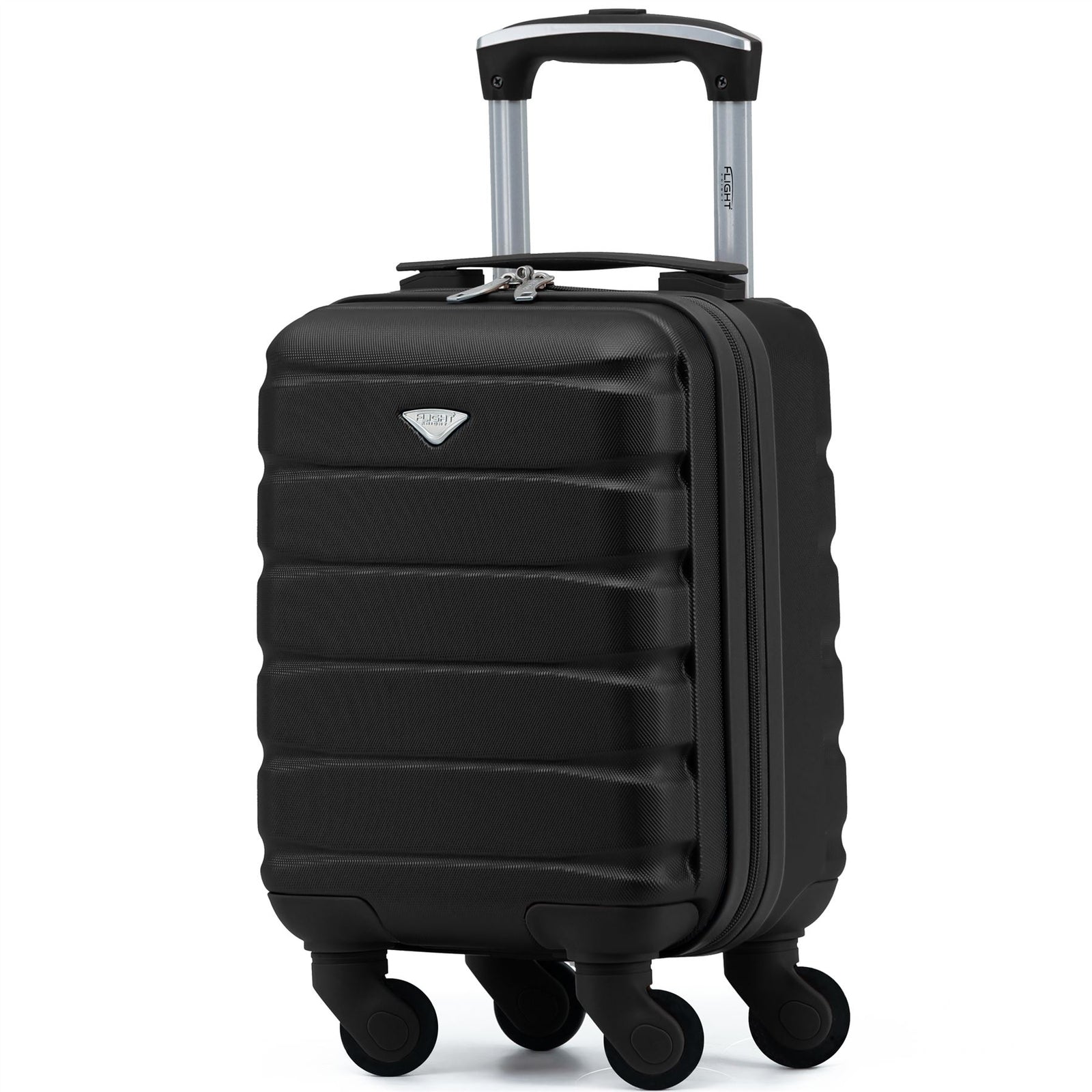 40x20x25cm Cabin Carry-on Suitcase - Lightweight, Durable, 4-wheel Luggage - 100+ Airlines Approved | Cabin | Black
