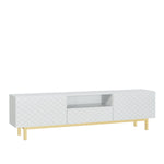 Diamond Luxe Tv Unit 180cm - Deco | White