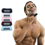 2-in-1 Finger Shaver Mini Razor Travel Portable Toothbrush Cover | Black