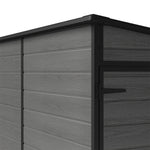 Breeins 8 X 4ft Outdoor Tool Storage Shed With Pent Roof For Garden
