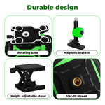 Laser Level 4d 16 Line 360° Green Self -leveling With Remote Tripod | Green