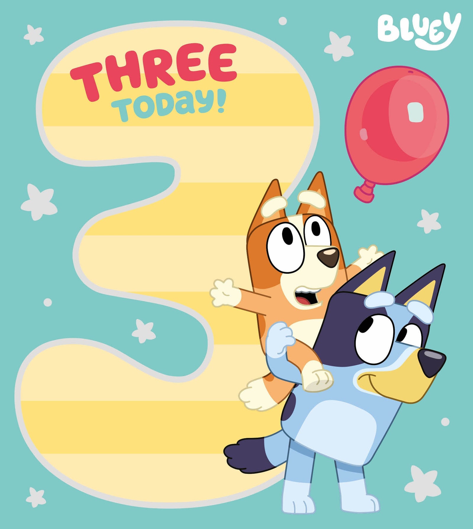Age 3 Birthday Card Official Product