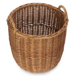 Light Steamed Wicker Storage Bin | Small | Brown