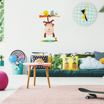 Monkey Led Childrens Lamp Charming Fun Night Light Ultra Low Consumption 0.6w Colourful Wall Decals Create A 3d Effect