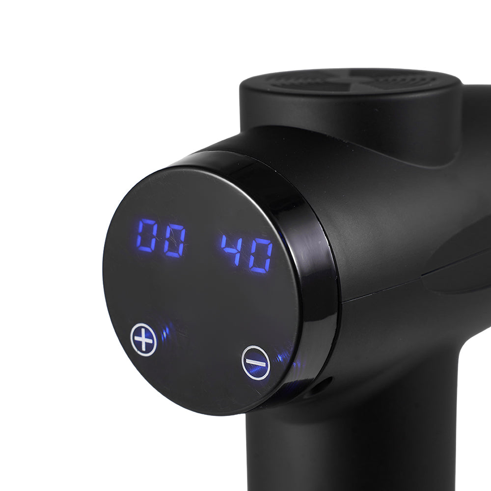 Portable Deep Tissue Massage Gun With 30 Adjustable Speeds & 6 Attachments
