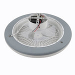 55cm Ceiling Fan With 5 Acrylic Blades & Dimmable Led Light Adjustable Speed Quiet Fan With Remote Control | Grey