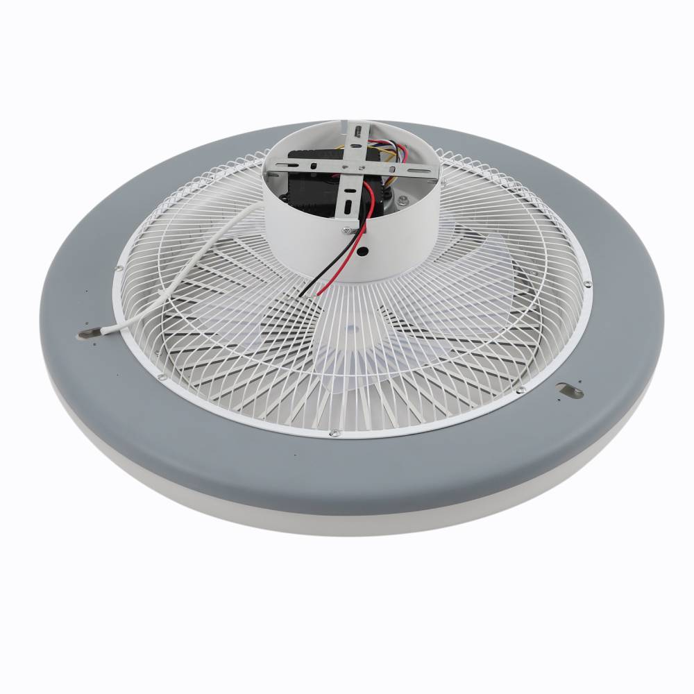 55cm Ceiling Fan With 5 Acrylic Blades & Dimmable Led Light Adjustable Speed Quiet Fan With Remote Control | Grey