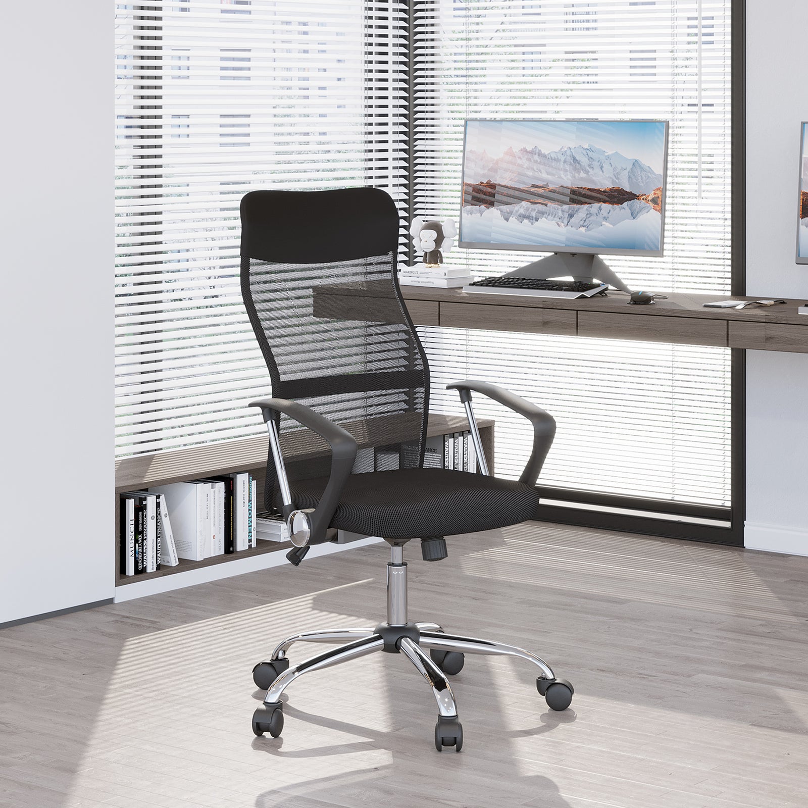 High Back Mesh Executive Office Chair | Black
