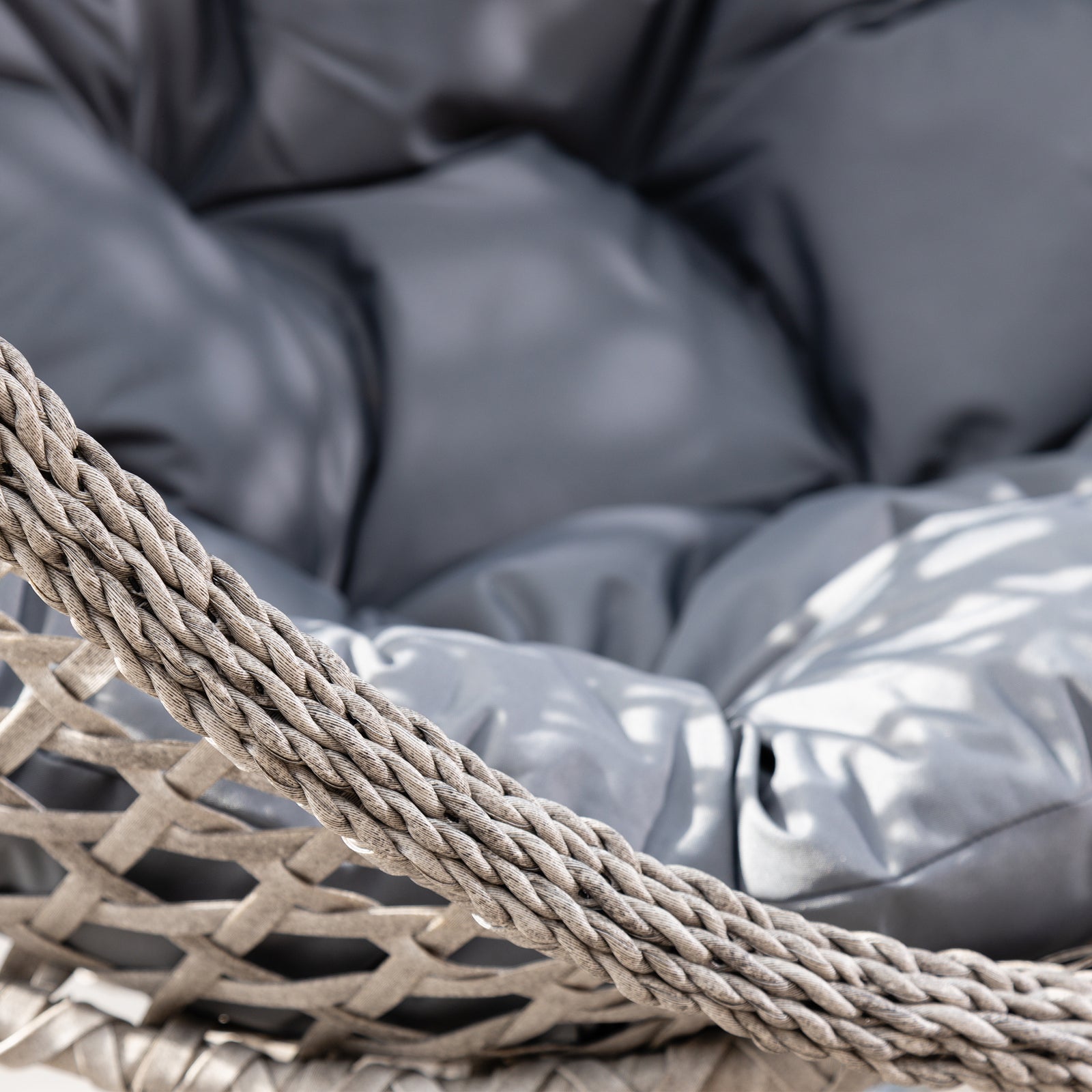 Bradshaw Swing Egg Pod Chair | Dark Gray