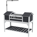 Tortoise House W/ Adjustable Lamp Holder, Openable Lid, Dual Main Houses