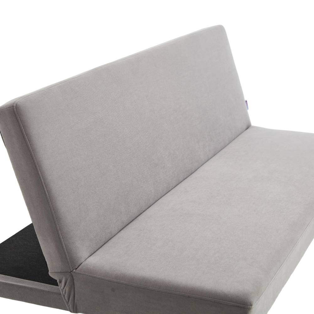 Modern Fabric Sofa Bed With Folding Design – Convertible, Compact & Stylish | Grey