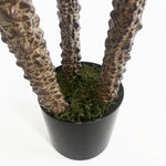 155cm Uv Resistant Artificial Triple Yukka Tree Plant Tree Triple Dark