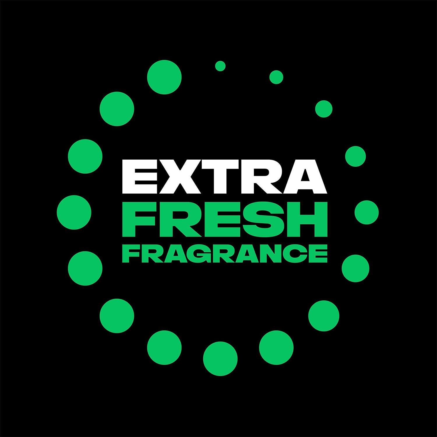 Jungle Fresh 3 In 1 Body, Face & Hair Wash Shower Gel Extra Fresh, 500ml | Set of 24
