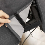 HOMCOM Power Lift Chair Fabric Electric W/ Side Pocket Grey
