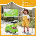 Kids Ride On Car, Dinosaur Shape Toddler Walker | Green