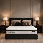 King Arthur 2000 Memory Hybrid Pillow Top | Double | All White