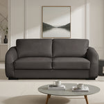 Brandon Bonded Leather 3 Seat Sofa | Brown