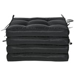 42 X 42cm Replacement Garden Seat Cushion Pad With Ties | Black