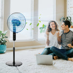 18" Oscillating Floor Fan Indoor Air Tower Standing W/ Rc