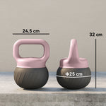 Soft Kettlebell, Kettle Bell With Anti-slip Grip For Home Gym | 12kg | Brown