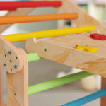 AIYAPLAY 9 In 1 Climbing Frame With Ramp, Slide, Arch, Ladder, Blackboard