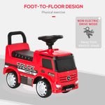 3-in-1 Ride On Car Kids Mercedes Truck Storage For 12 - 36 Months | Red