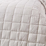 Cotton Quilted Reversible Bedspread | 230cm x 250cm | Black & Grey