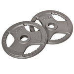 2" Olympic Weight Plates Set - 2 X 10kg | Silver