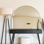 Akiko - Gold Metal Arched Mirror | 95cm x 120cm