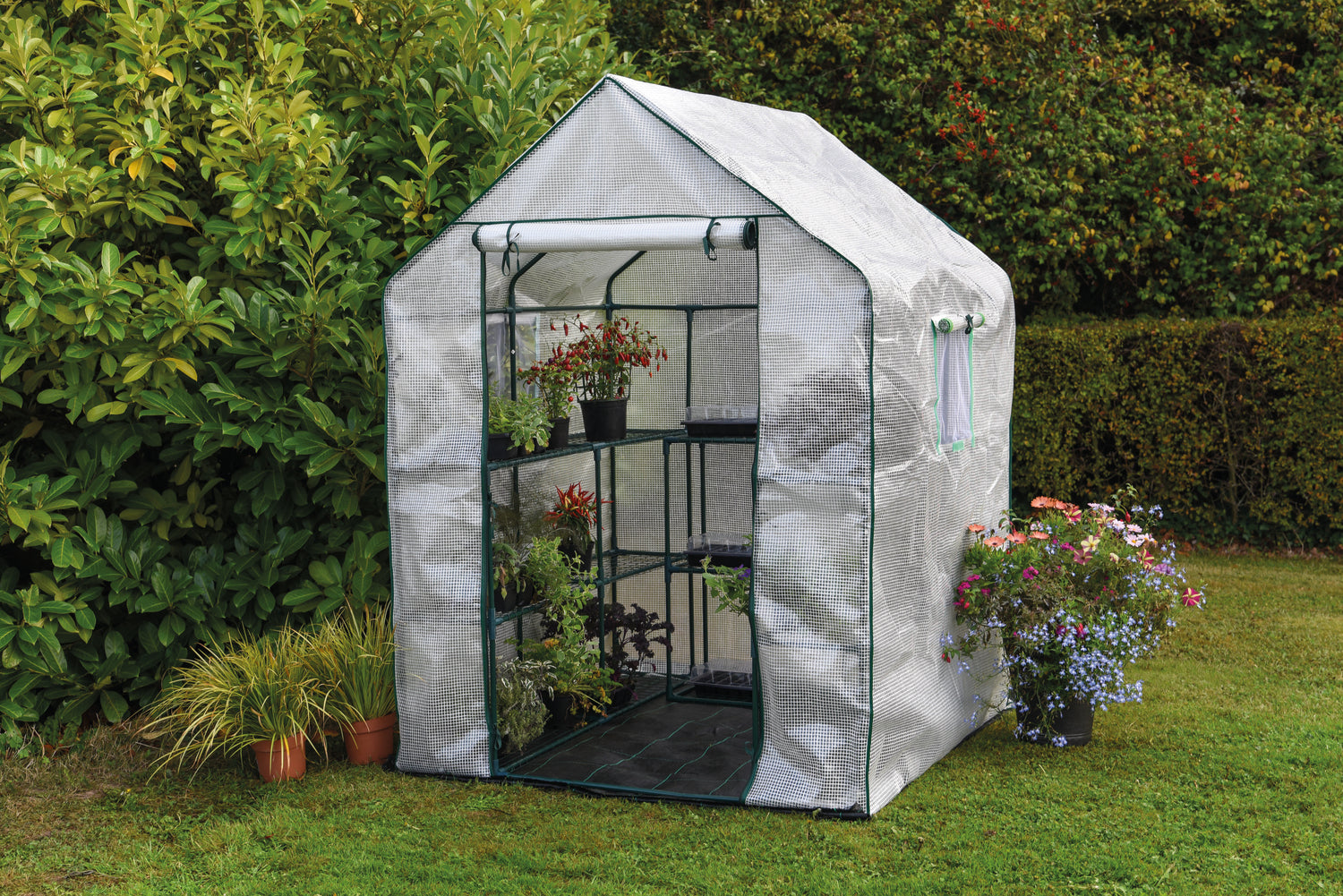 Premium Portable 12 Shelf Greenhouse + Spare Cover