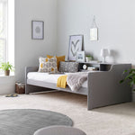 Tyler Guest Bed And Trundle With Pocket Mattresses | Single | Grey