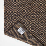 Black Geometric Jute Rug | 200cm | Black
