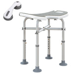 Aluminium Shower Stool For Elderly Disabled Non-slip | One Size | Gray