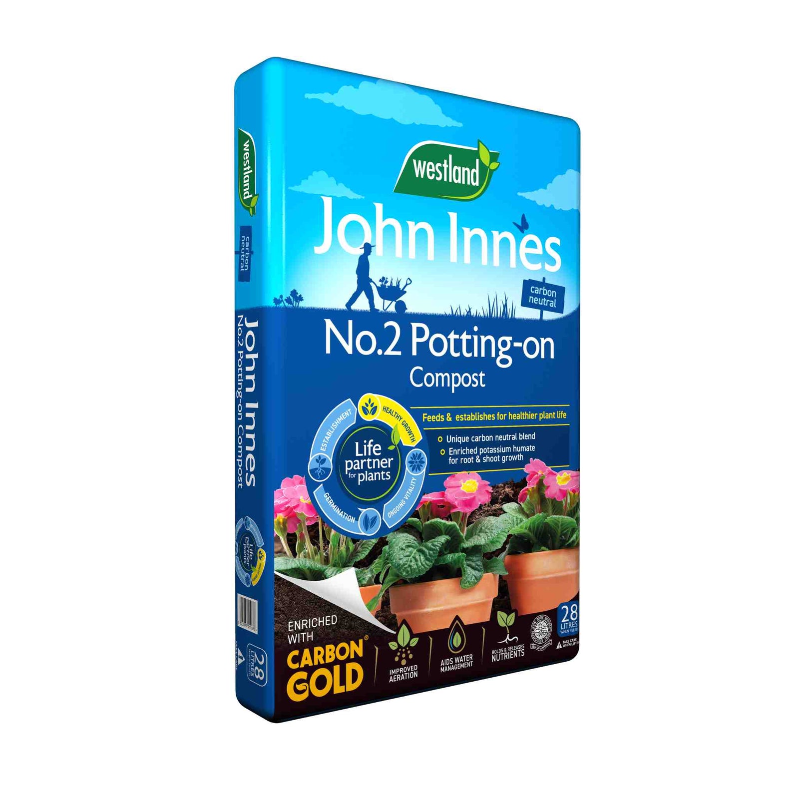 John Innes Peat-free No.2 Potting On Compost | 28l