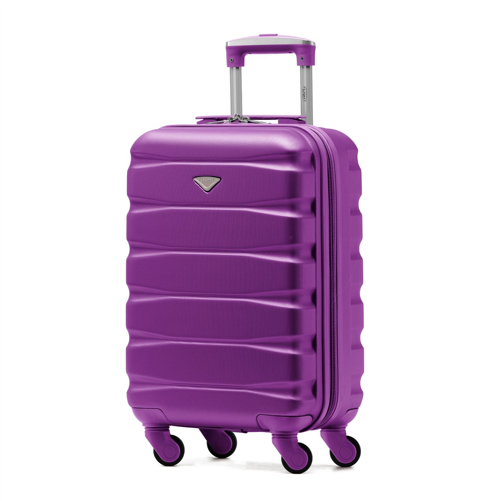 55x35x20cm Cabin Carry On Suitcase Hard Shell Overhead Luggage 100+ Airlines Approved | Cabin | Purple
