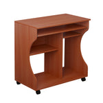 Computer Desk With Storage Shelf | Red