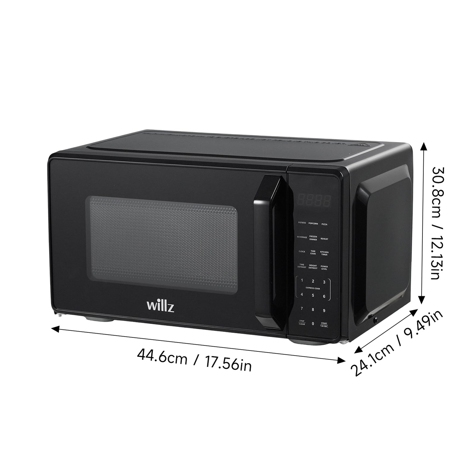 20l Digital Microwave Oven 700w With 6 Power Levels & Timer